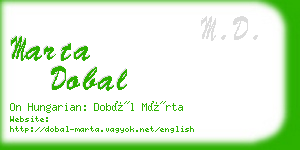 marta dobal business card